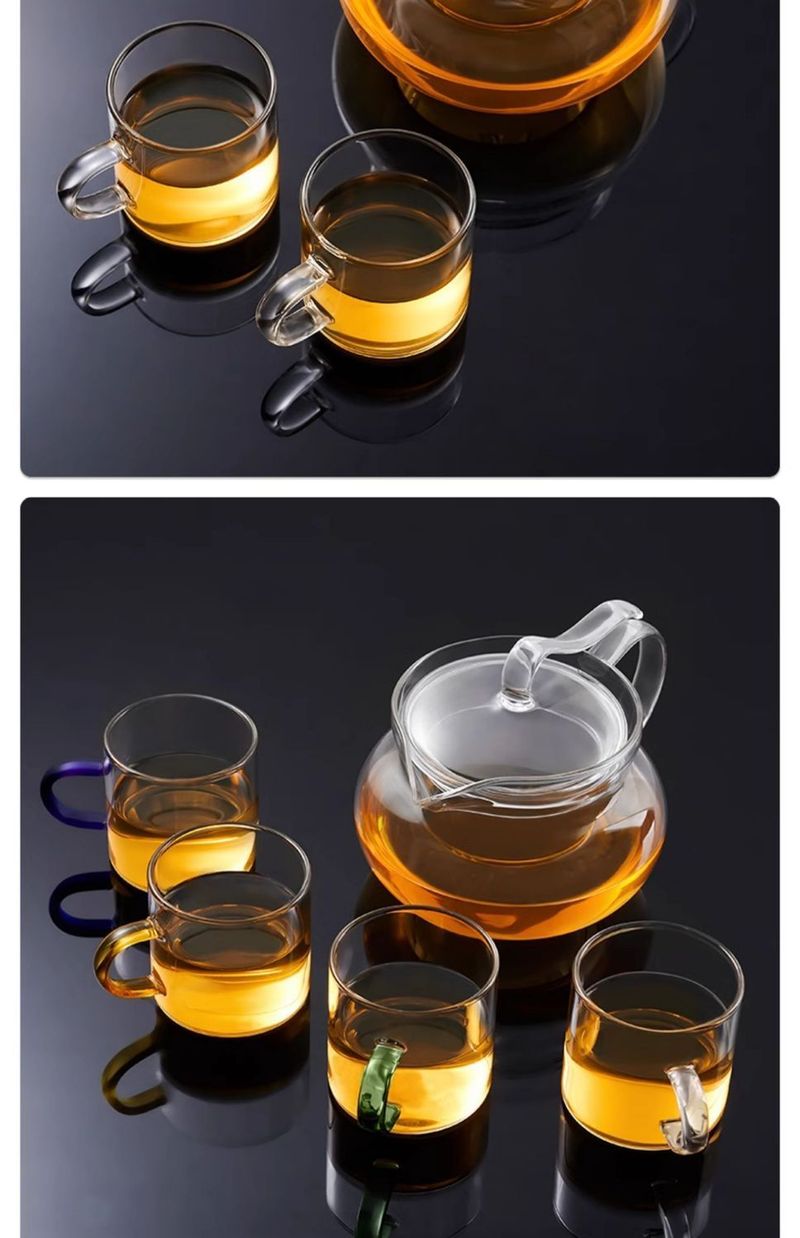 New Transparent High Temperature Resistant With Filter Thickened Glass Teapot Water Separation Household Tea Brewing Pot_voghion.com