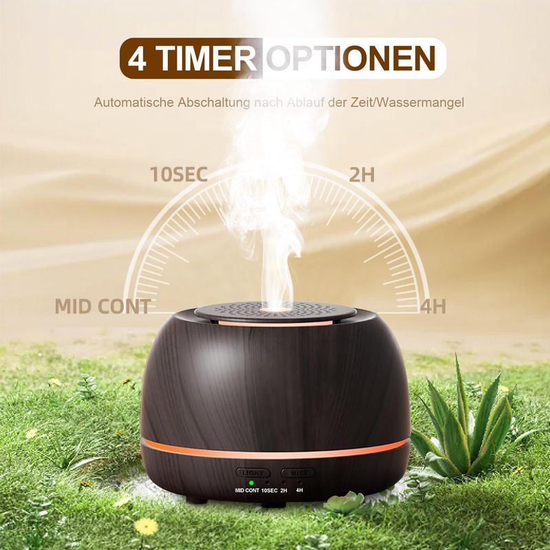 Aromatherapy Machine Household Mini 300ML Essential Oil Diffuser Colorful Aroma Diffuser Ultrasonic Essential Oil Fragrance Humidifier_voghion.com
