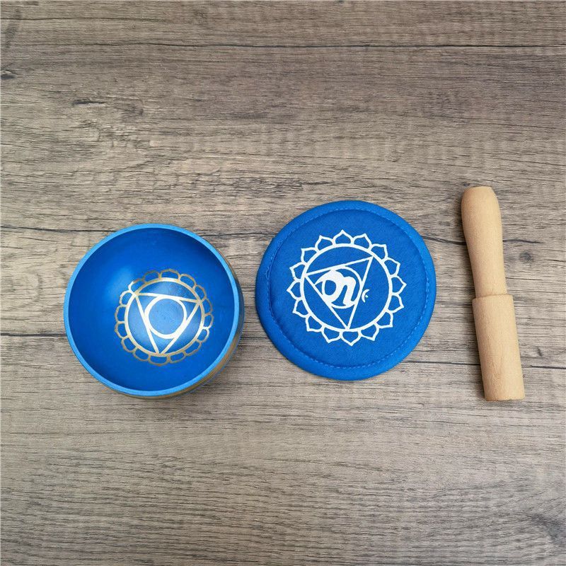Nepal Singing Bowl Handmade Bowl Hand-Hammered Tibetan Singing Bowl Set - Stress Relief, Chakra Balancing & Meditation Tool_voghion.com