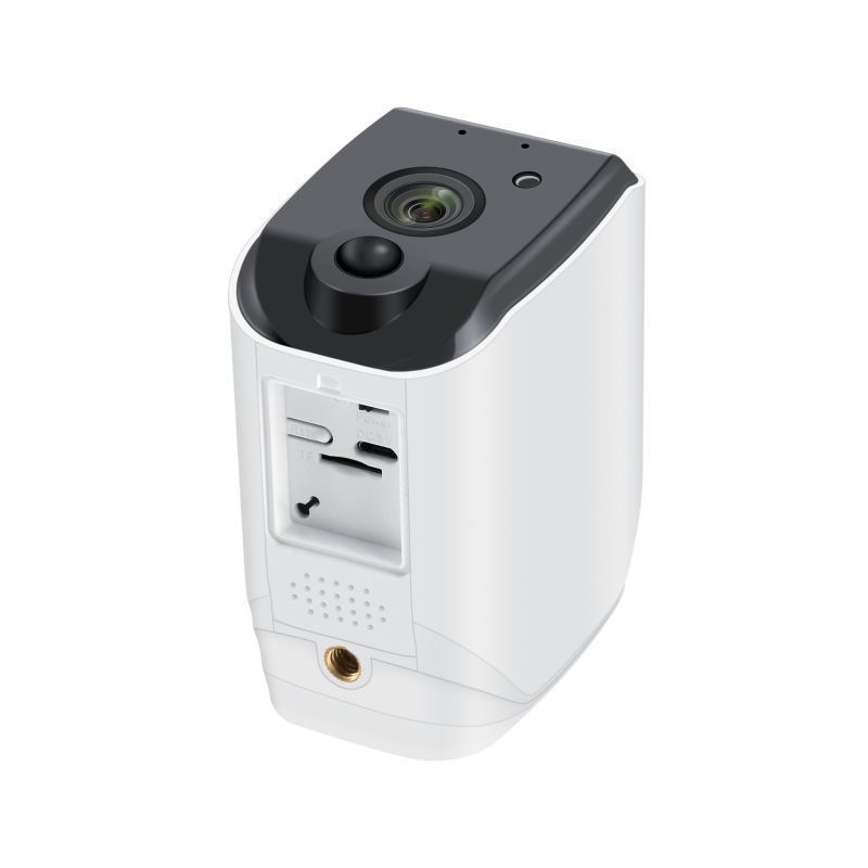 Telecamera di sorveglianza wireless a batteria a basso consumo energetico 1080P HD con monitoraggio WiFi per smartphone_voghion.com