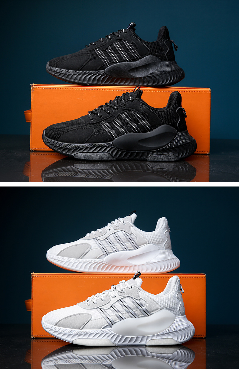 Scarpe casual traspiranti per coppie primaverili 2023, scarpe sportive rialzate per uomini e donne F_voghion.com