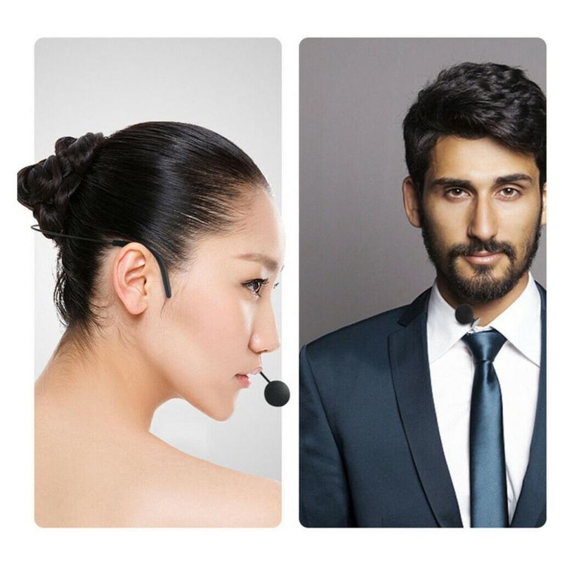 Speech Wireless Microphone Lapel Headset Mini Portable Receiver Transmitter UHF Professional Public Speaking Plug And_voghion.com