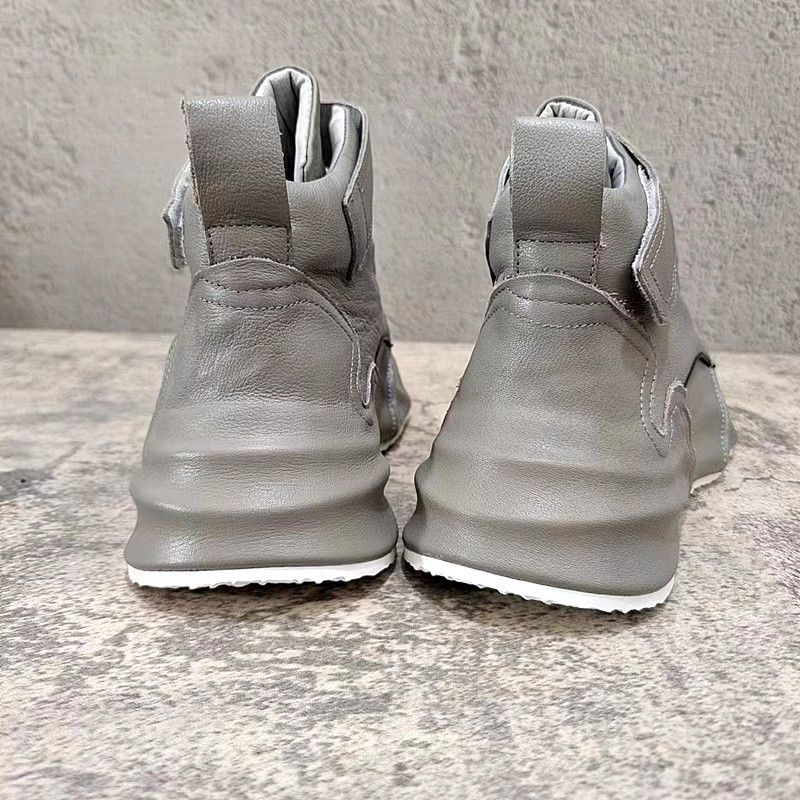 Herren-High-Top-Schuhe aus Rindsleder mit trendiger Tasche und Sohle, Freizeitschuhe für Herren_voghion.com