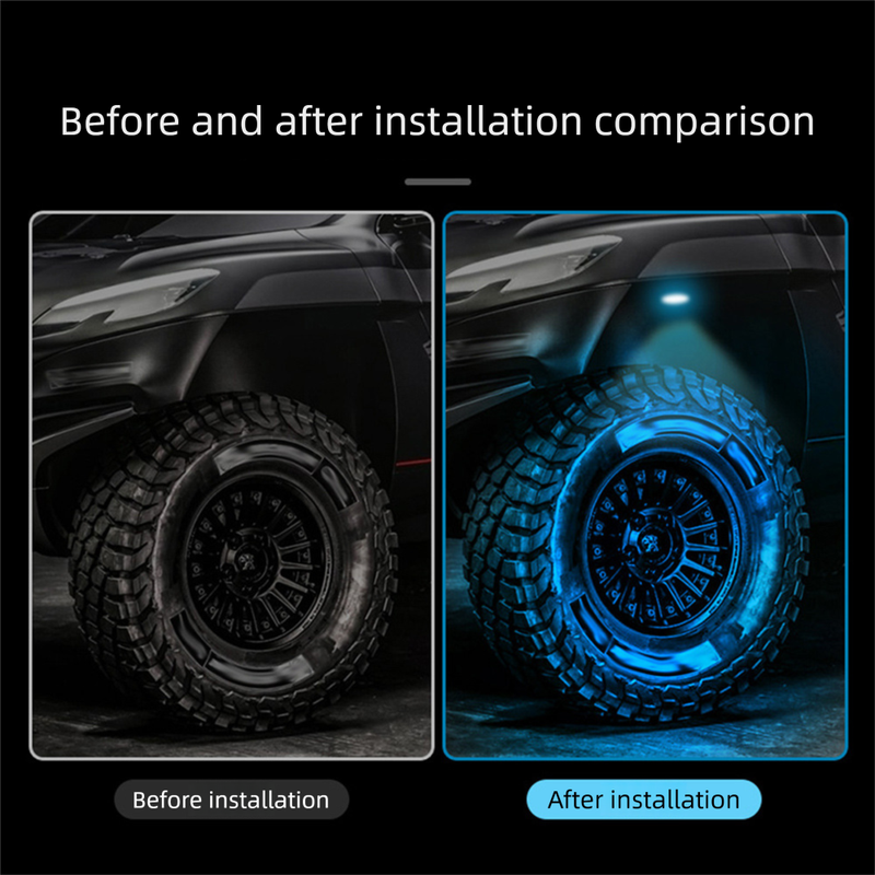 Éclairage d'ambiance LED 12 V pour voiture tout-terrain Wrangler, modification du soubassement de la calandre_voghion.com