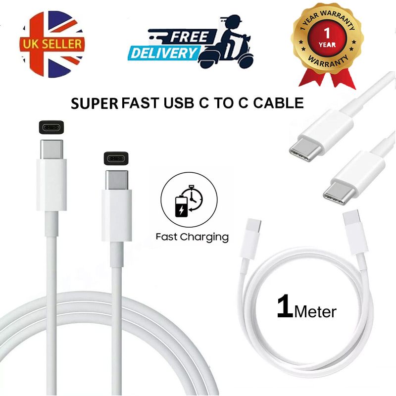 Chargeur ultra rapide 20 W, adaptateur secteur USB-C avec câble pour téléphones Samsung_voghion.com