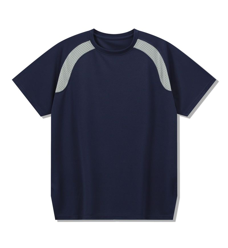 Color Block Summer American Basketball Patchwork Short Sleeve Shooting Quick-Dry Training Sports Breathable Fiery Loose_voghion.com