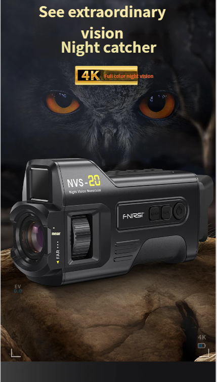 FNIRSI NVS-20 4K Full-Color HD Infrared Device Portable Outdoor Night Vision Optical Imager_voghion.com