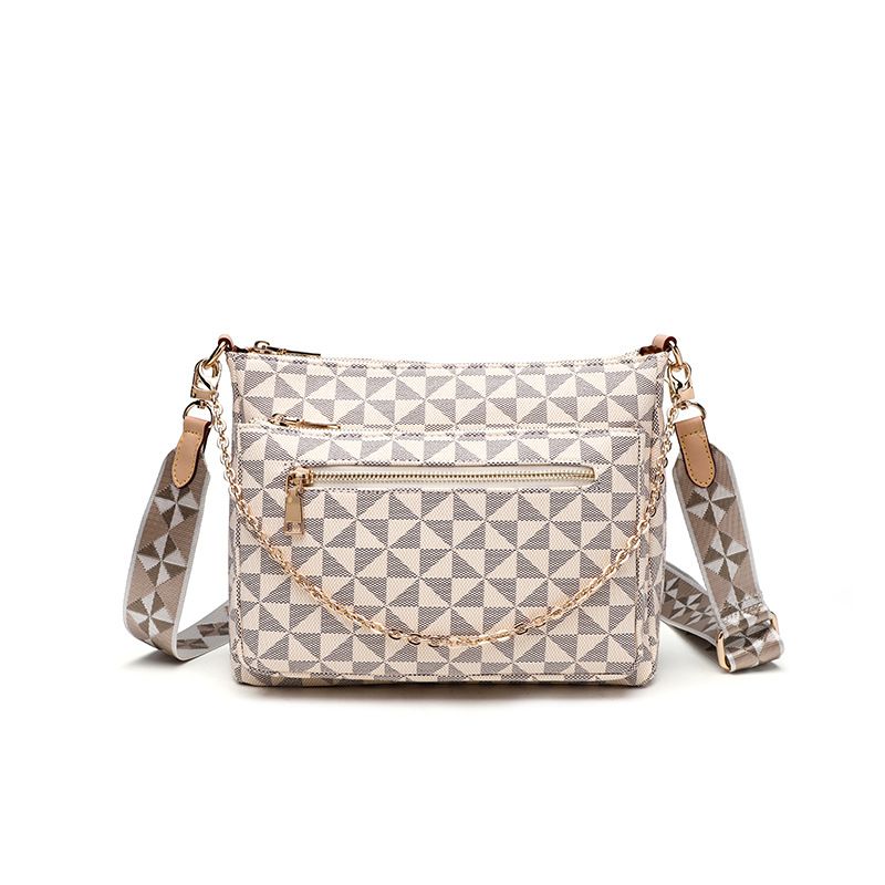 Moda 2025 Lato Nowa Ramię Crossbody Damska Swobodna Szeroki Pasek Ramię Pachy Łańcuch Torba_voghion.com