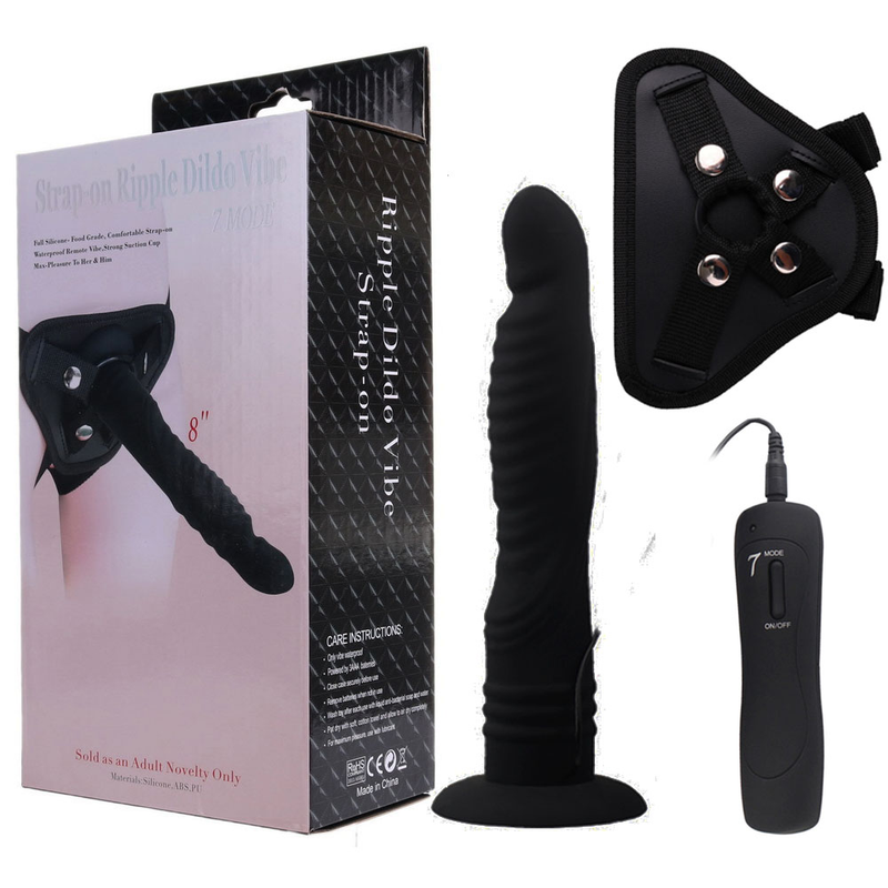 APHRODISIA Strapon vibratore con vibratore per donna, cinturino con telecomando a 7 velocità su butt plug anale, giocattoli sessuali per coppie unisex_voghion.com