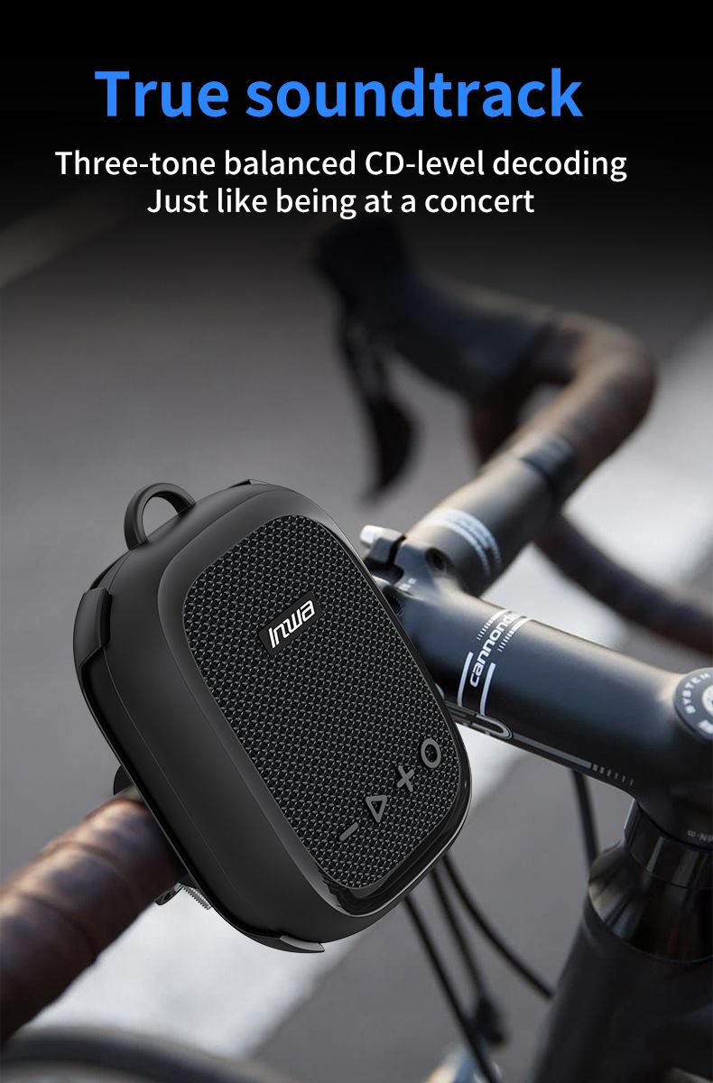 Nowy bezprzewodowy zewnętrzny przenośny głośnik Bluetooth INWA-629 z subwooferem o dużej mocy 5 W, kolumną muzyczną i zestawem głośnomówiącym_voghion.com