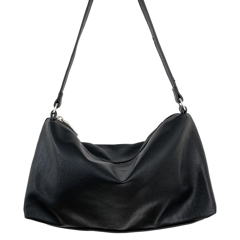 Korean Armpit Fashion 2025 New Soft Handheld High-end Hundred Small Square Scarf Shoulder Bag_voghion.com