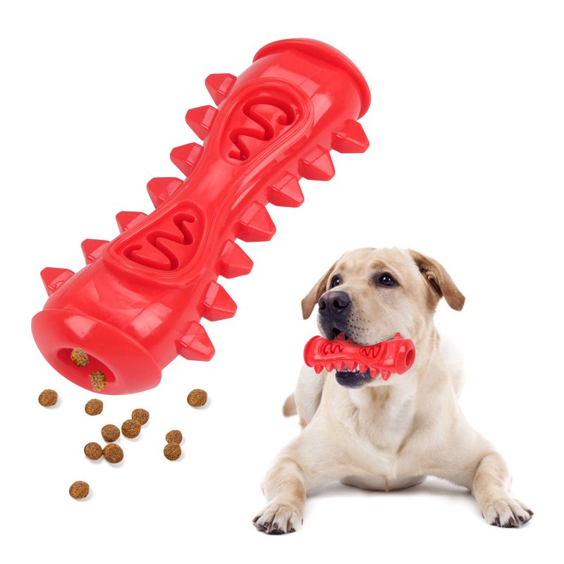 New Pet Supplies Durable Chew Teeth Cleaning Teething Stick TPR Dog Indestructible Toy_voghion.com