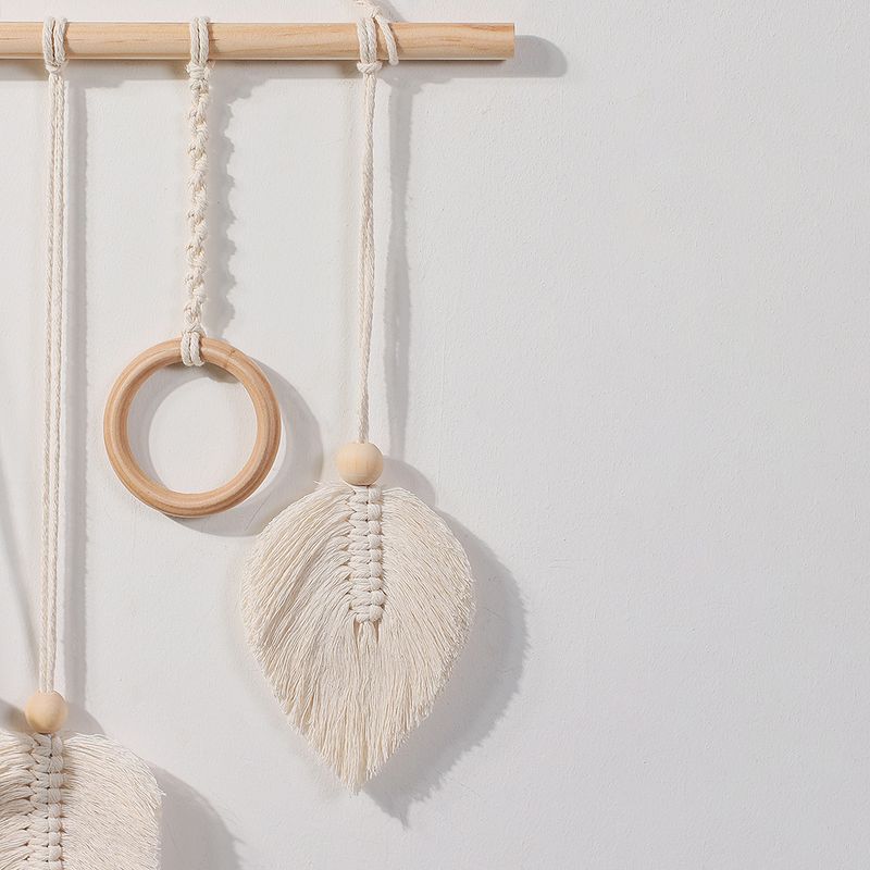 Handgewebter böhmischer Wandteppich, dekoratives Aufbewahrungsregal, ins Schlafzimmer, hängendes Blumenregal, Haarnadelaufbewahrung_voghion.com