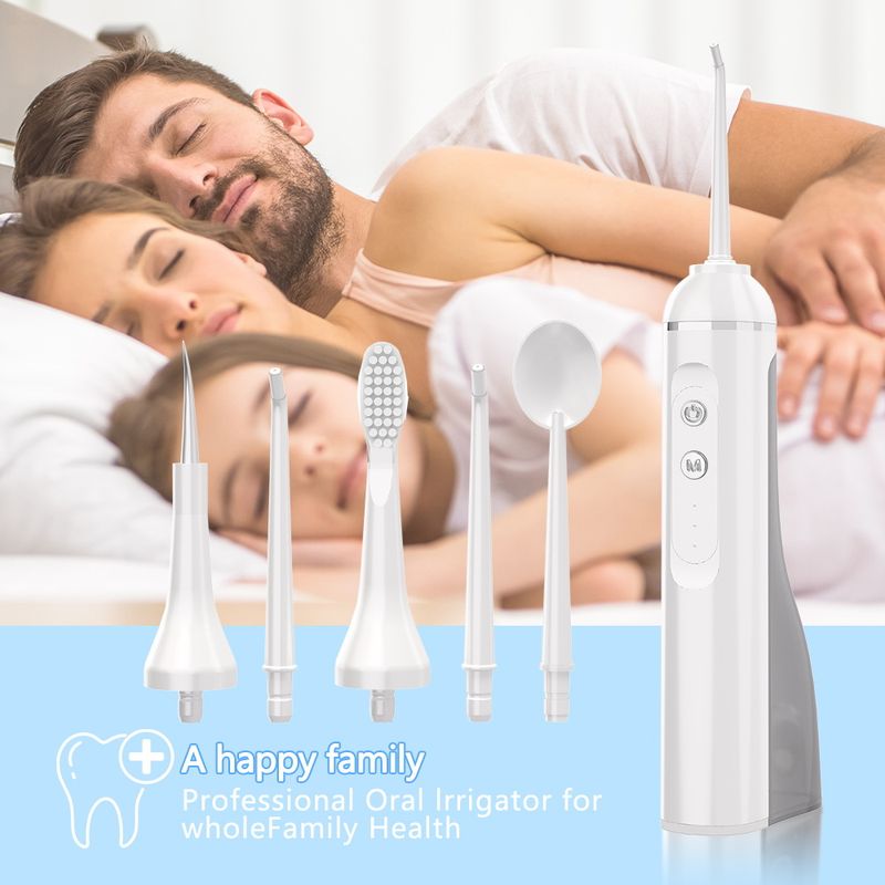 Ață dentară electrică, ață dentară portabilă cu apă, îndepărtarea tartrului, încărcare, curățare orală portabilă și curățarea dinților_voghion.com