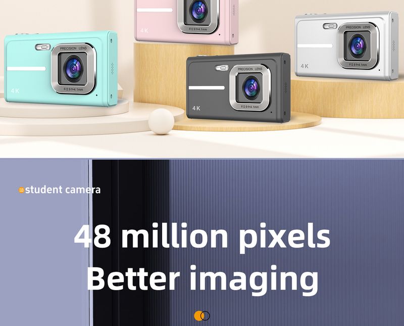 Neue Einstiegsklasse für Studenten, Mini-Digitalkamera für den Heimgebrauch, Alternative zur CCD-Kamera für Kinderfotografie_voghion.com