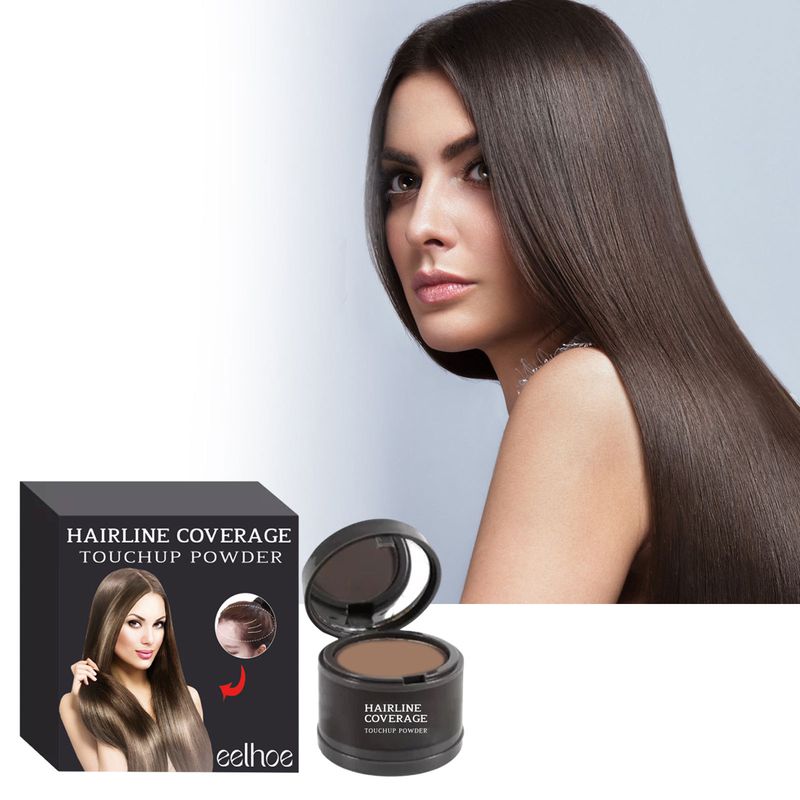 EELHOE Cobertura Suave, Refrescante, Controle de Oleosidade, Fácil de Aplicar, Corretivo para Linha do Cabelo, Pó para Contorno_voghion.com