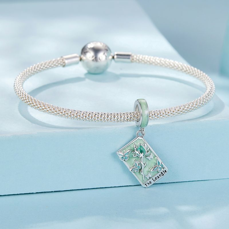 Tarocchi - Ciondolo con seme di bastoni in argento sterling, SCC3143_voghion.com