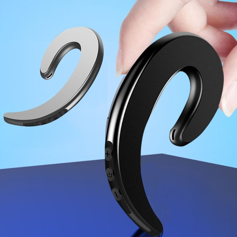 Y12 1ks Bezdrátová Bluetooth kompatibilní sluchátka s kostním vedením a mikrofonem do auta_voghion.com