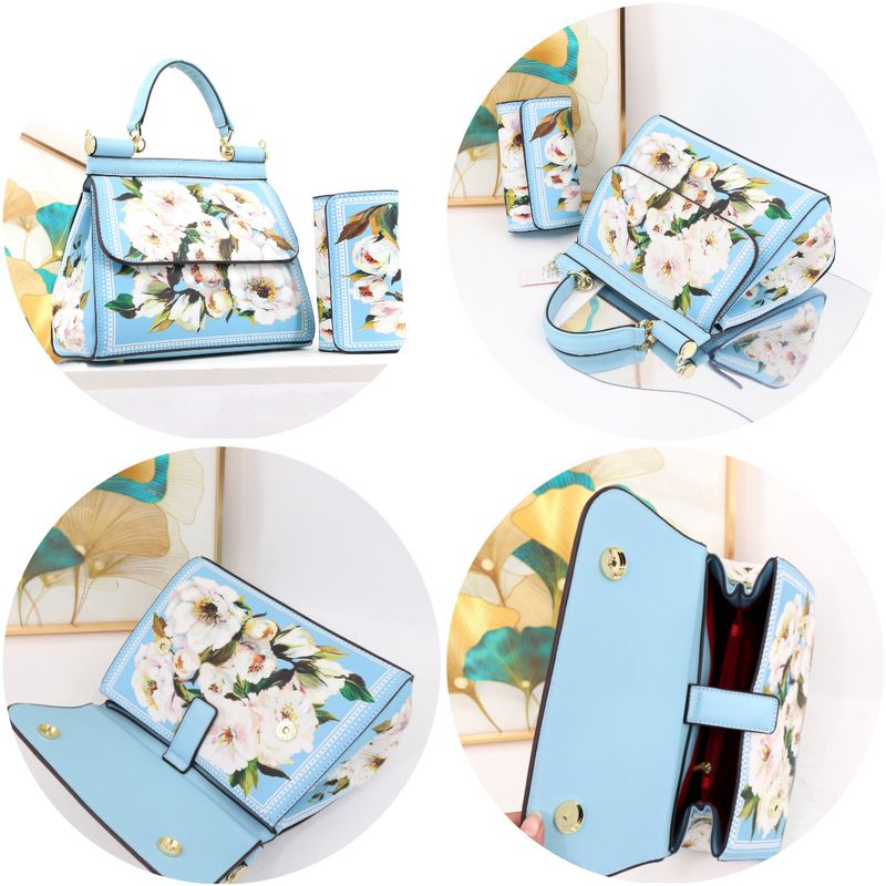 Elegante bolso tote de PU estampado para mujer: moderno bolso con estampado floral y animal, amplio interior, correa desmontable y múltiples bolsillos._voghion.com