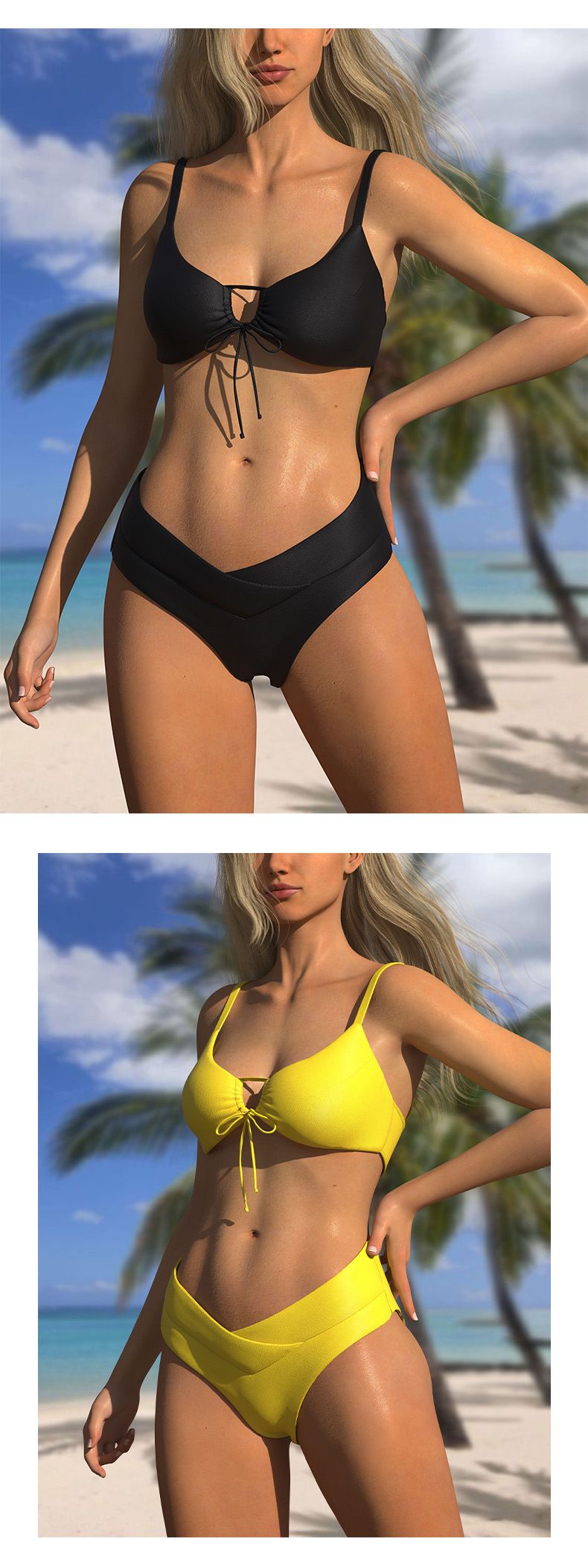 Maillot de bain femme nouveau bikini maillot de bain costume maillot de bain deux pièces maillot de bain_voghion.com