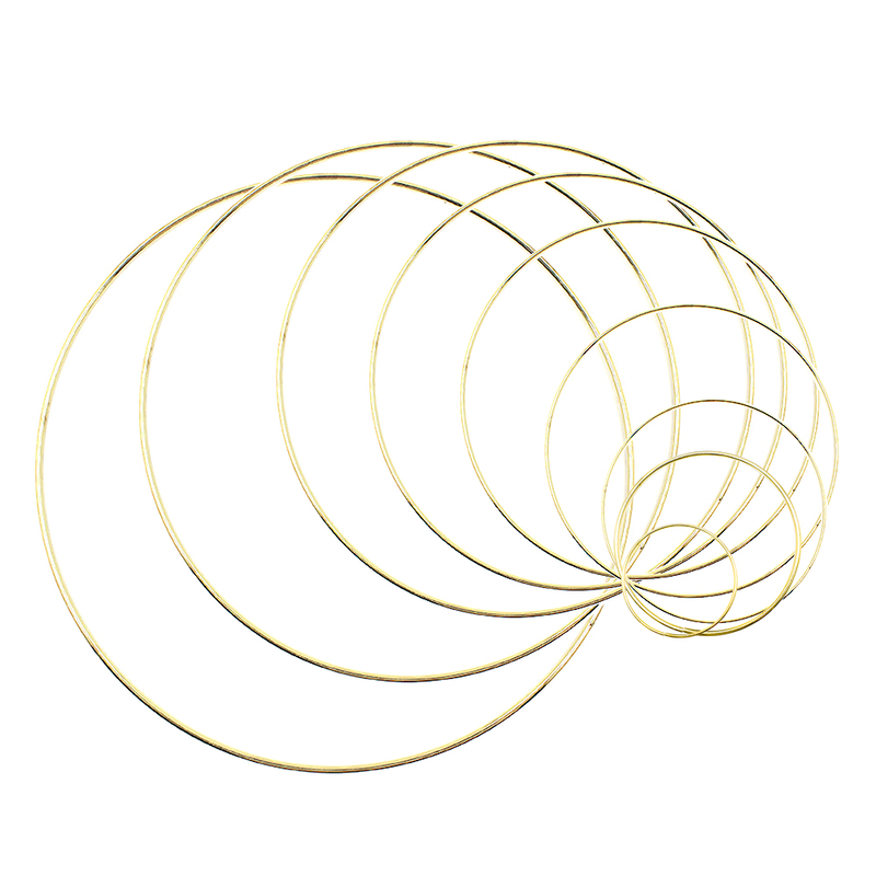 5 8 10 15 20 25 30 35 40cm anneau en métal capteur de rêves cerceau anneaux bricolage cercles ronds en métal anneaux bricolage à la main capteur de rêves_voghion.com