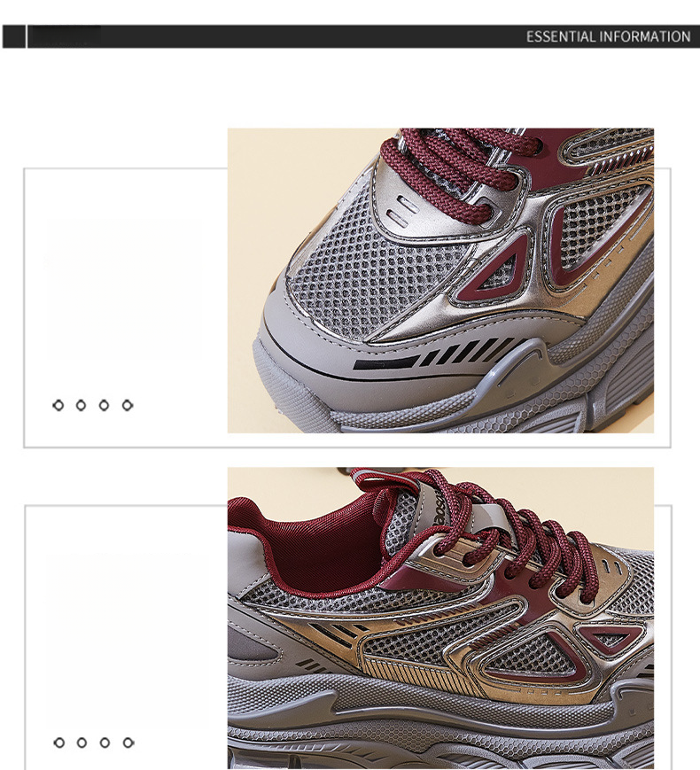 Scarpe da papà alla moda per le donne, stile autunnale, nuove scarpe da ginnastica sportive con suola spessa alla moda coreana_voghion.com