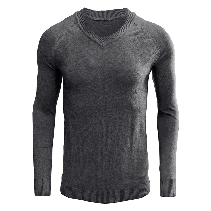 Abbigliamento uomo Maglieria uomo Autunno/Inverno manica lunga scollo a V_voghion.com