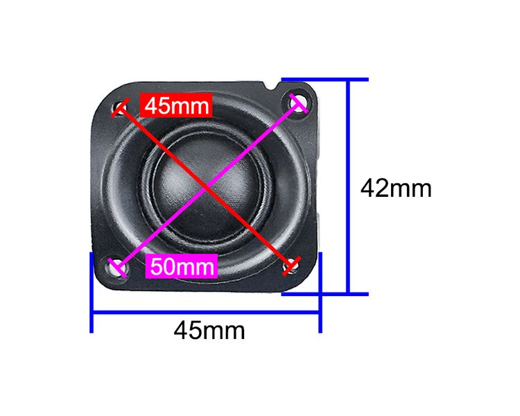 1PC GHXAMP For Charge 5 Silk Film Treble 4ohm 20W Neodymium Magnetic High-end DIY fever Level Speaker_voghion.com