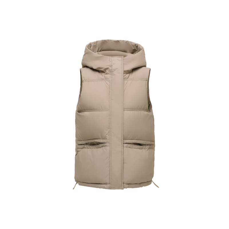 Nuovo gilet in cotone autunno e inverno da donna, gilet corto con cappuccio, gilet Joker_voghion.com