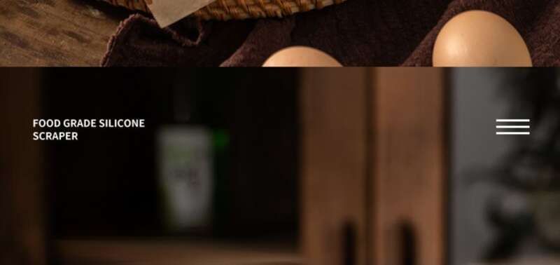 Cremefarbener Silikonschaber in Lebensmittelqualität, temperaturbeständiger Haushaltsspatel, Kuchenschaufel, Mischbackwerkzeug_voghion.com