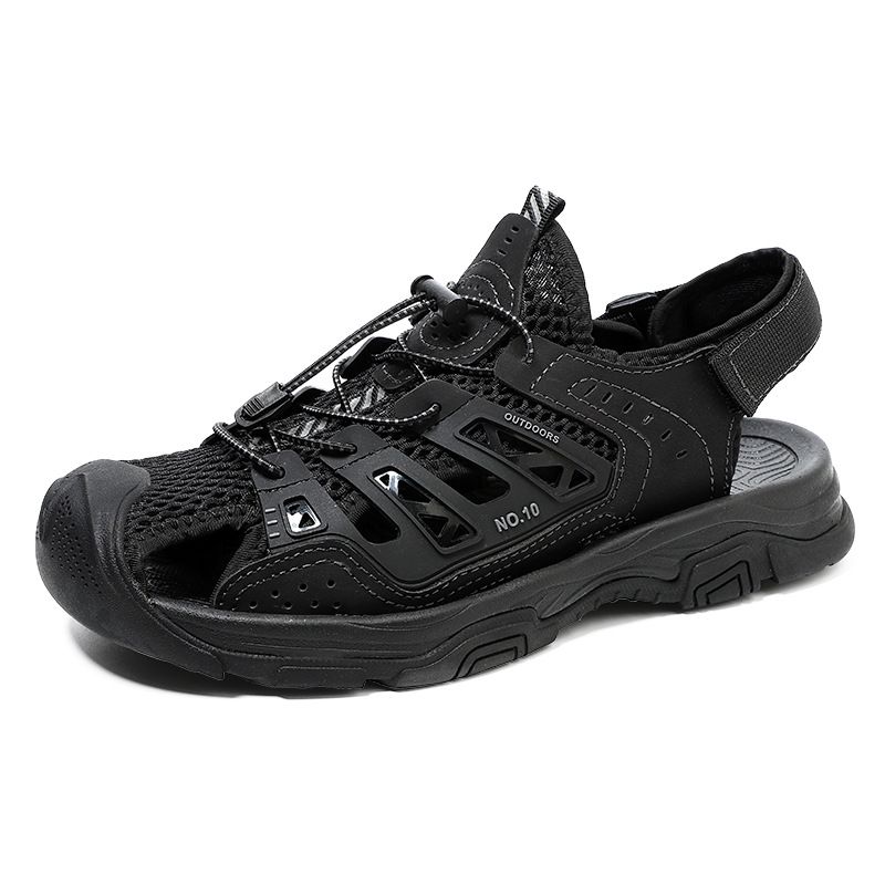 Unschlagbare Qualität Neue Sommersandalen für Herren mit rutschfestem, verschleißfestem MH, ausgehöhlten Sandalen für Outdoor-Wanderungen, Sport und Freizeit am Strand_voghion.com
