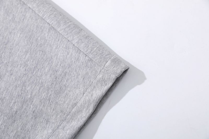 Retro Geniş Paça Eşofman Altı – Unisex Yüksek Bel, %55 Pamuk, Bağcıklı Bel, Kargo Cepler, Nefes Alabilir ve Hafif, Gri/Siyah, S-XXL_voghion.com