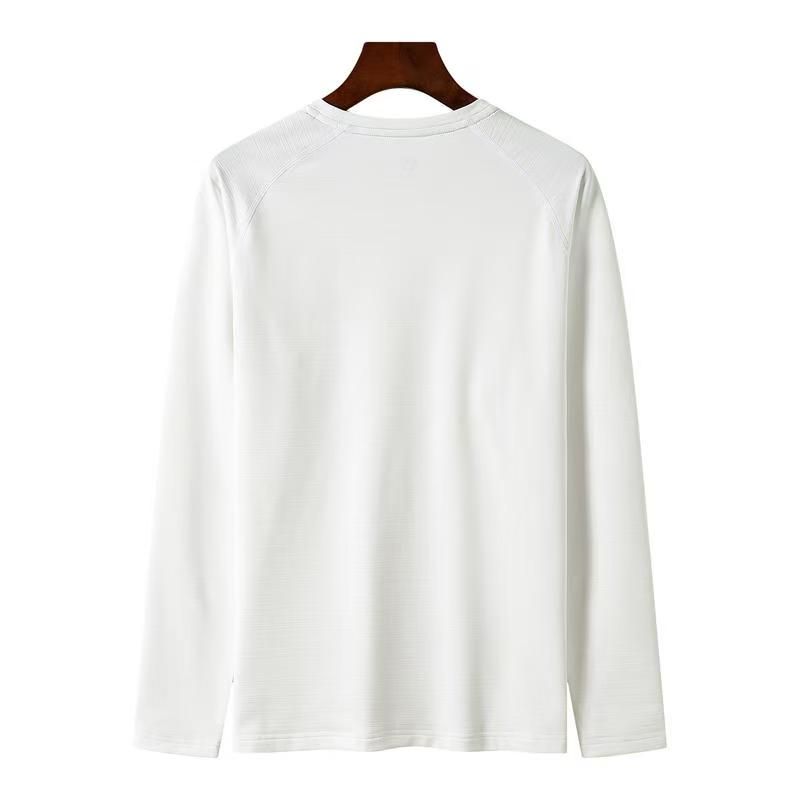 Μακρυμάνικο μπλουζάκι για αναψυχή, αθλητισμό, γυμναστική, υψηλή ελαστικότητα, γρήγορο στέγνωμα στο πάνω μέρος_voghion.com