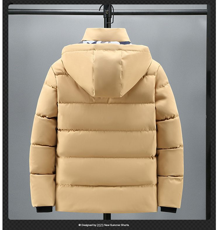 Herren Winterjacke mit Kapuze – Slim Fit | Außenmaterial: 95 % Polyester | Schwere Polyesterfüllung | Streetwear Essential (M-5XL)_voghion.com