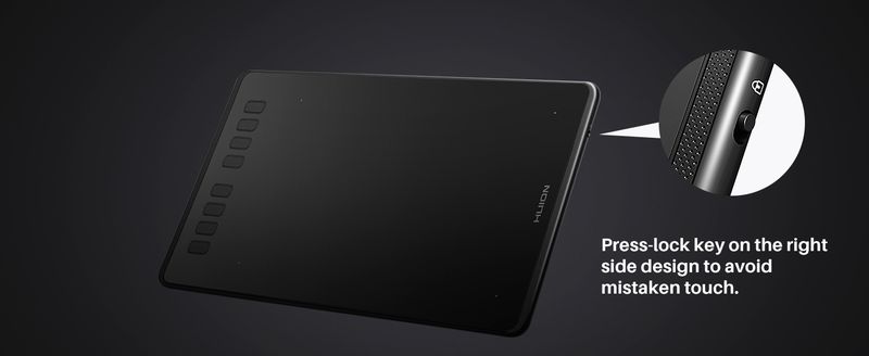 Huion H950P Ultrathin Graphic Digital Tablets Professional Drawing Pen Tablet With Battery-Free Stylus_voghion.com