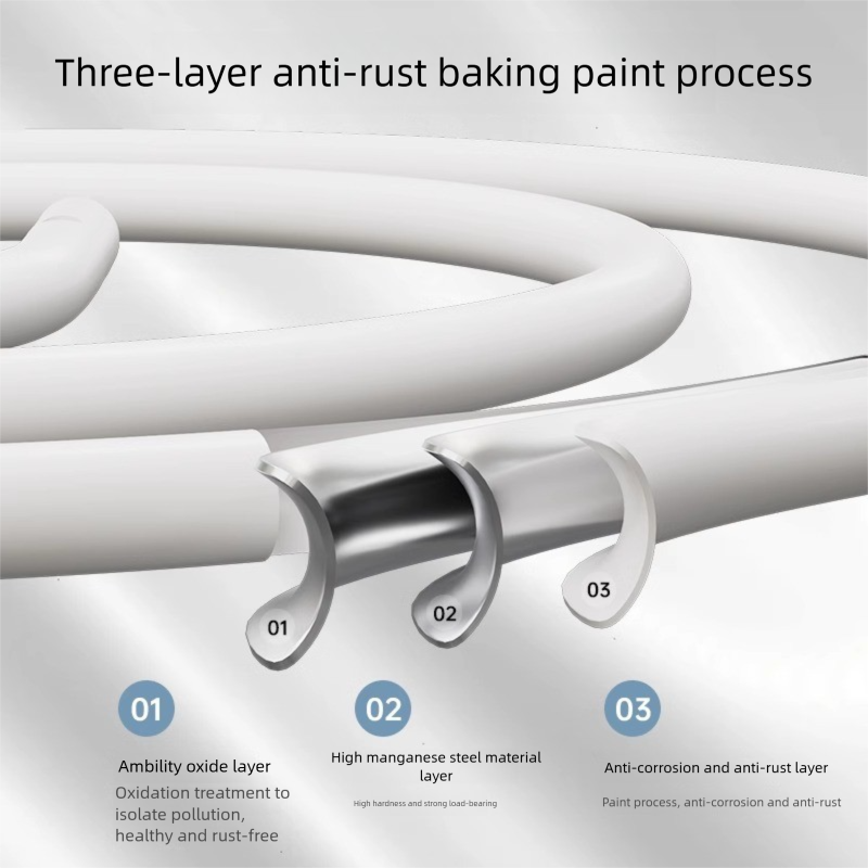 Spiral Clothes Drying Rack - Balcony Windproof Artifact, Large Capacity For Bed Sheets & Quilts_voghion.com