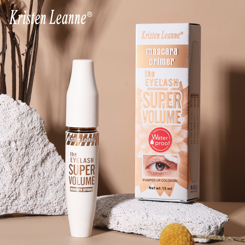 Makeup Voluminous Lash Boosting Conditioning Primer Mascara, Waterproof White Primer_voghion.com