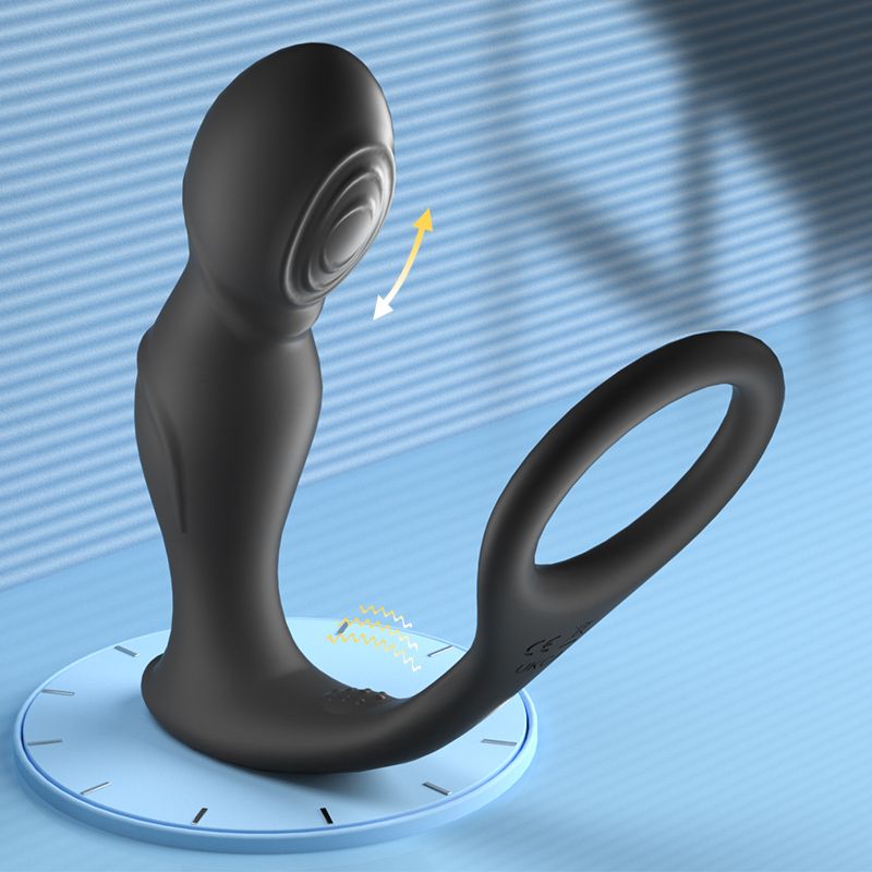 Giocattoli sessuali con telecomando, dita, vibrazione, condivisione di coppie, ritardo dell'eiaculazione, anello di bloccaggio, plug anale, giocattolo per massaggio alla prostata_voghion.com