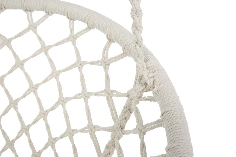 Hammock Chair Macrame Swing Max 330 Lbs Hanging Cotton Rope Hammock Swing Chair for Indoor and Outdoor_voghion.com