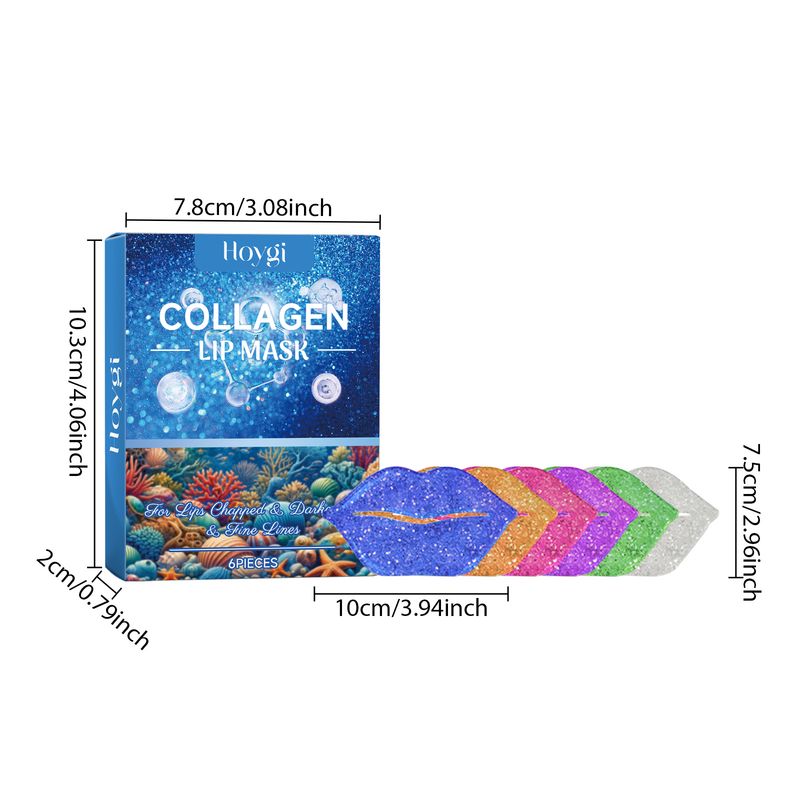 Hoygi Collagen Lip Mask Fade Lip Lines, Remove Dead Skin, Prevent Dry And Crack, Moisturize And Care Lip Mask_voghion.com