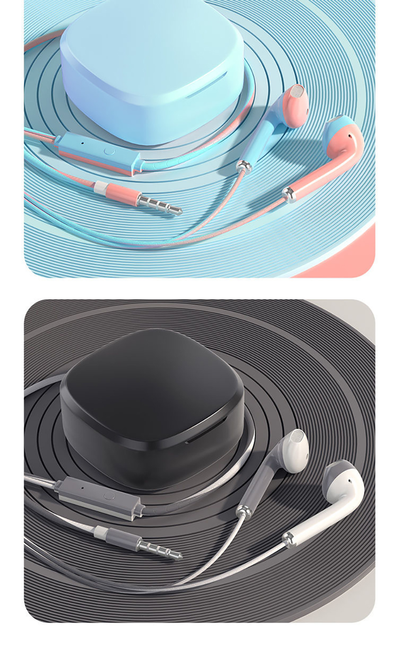 3.5mm/Type C In-ear Wired Earbuds Sports Earphone Bass Stereo Music Headset with Microphone for Mobile Phone Computer_voghion.com