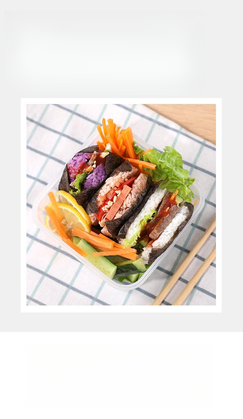 Stampo per hamburger fai da te, creativo, in stile giapponese, triangolare, quadrato, rotondo, per sushi, bento._voghion.com