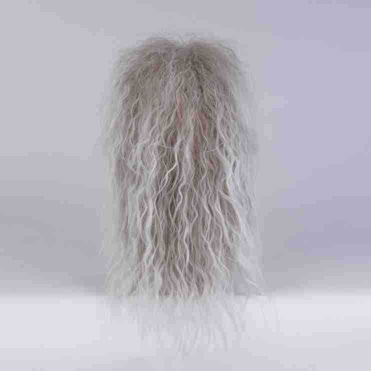 Syntetisk peruk långt lockigt hår scenen Halloween mäns fluffiga frisyr_voghion.com