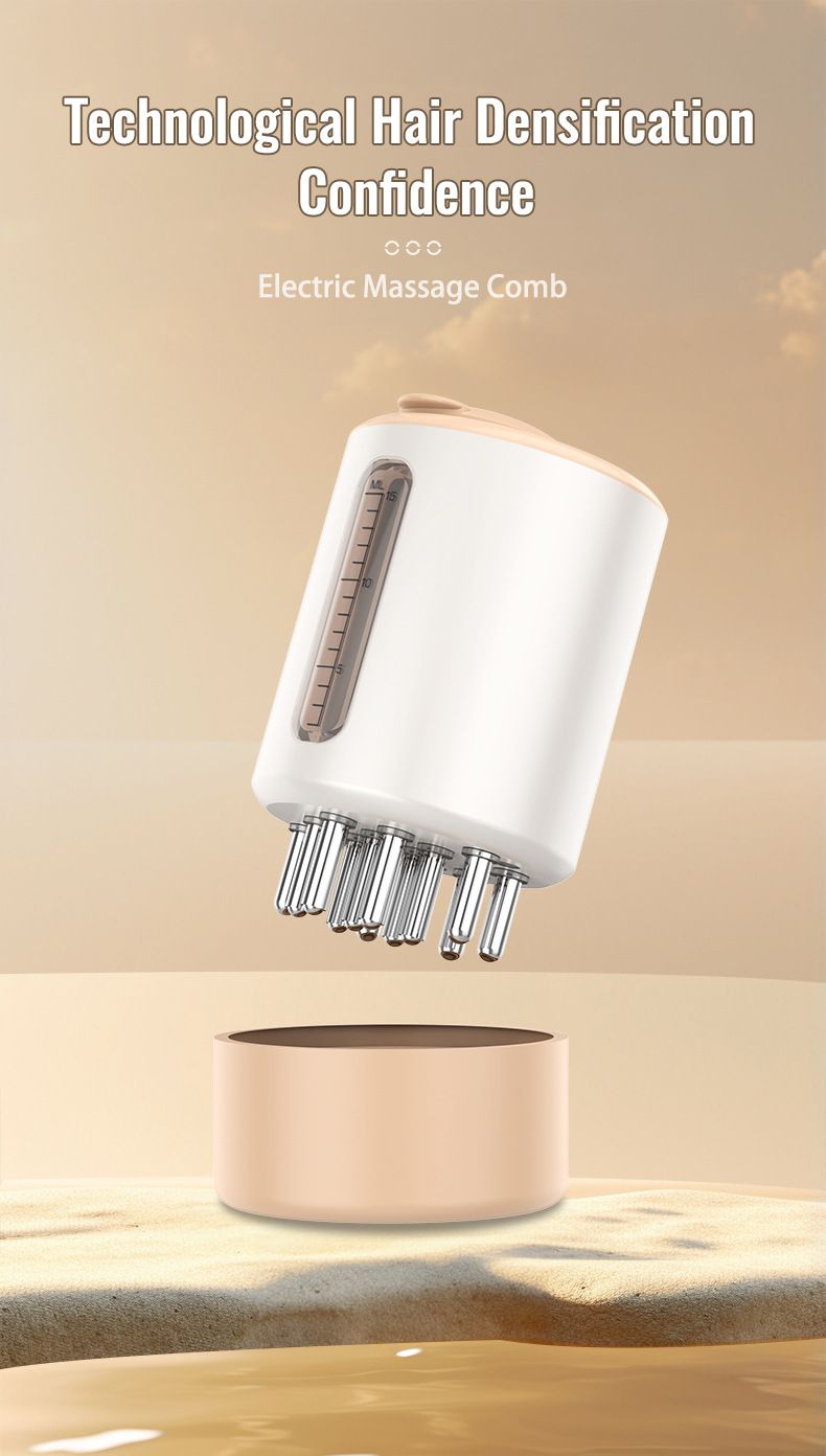New Electric Vibration Massage Mini Convenient Guide Scalp Medication Applicator Comb_voghion.com