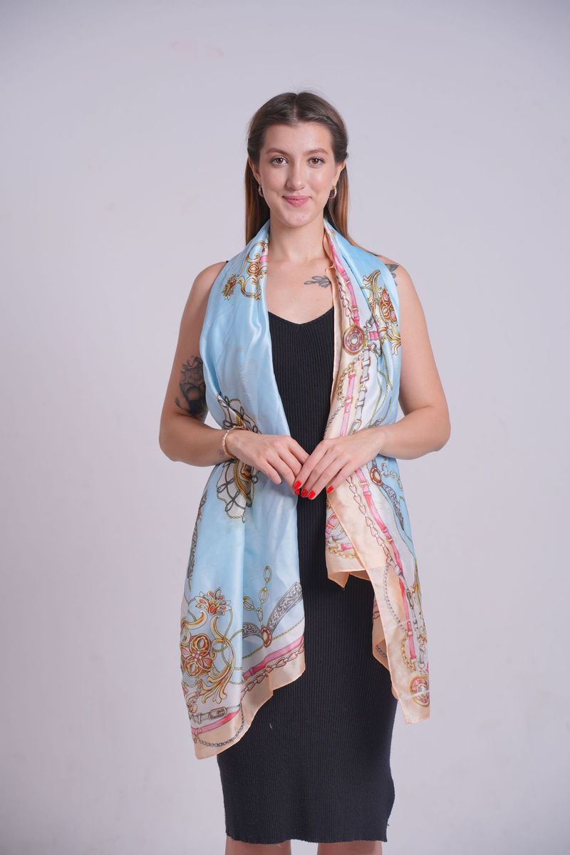 Europa und die Vereinigten Staaten einfache sonnencreme seide cheongsam schal weibliche sommer ice seide outwear kopf schal reine farbe senior gefühl von schal_voghion.com