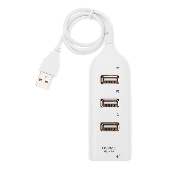 Multifunktionaler USB-Hub, 5 Mbit/s, Hochgeschwindigkeit, Multi-USB-2.0-Port-Splitter, langlebig und praktisch, klassischer 4-in-1-Power-Expander-Adapter_voghion.com