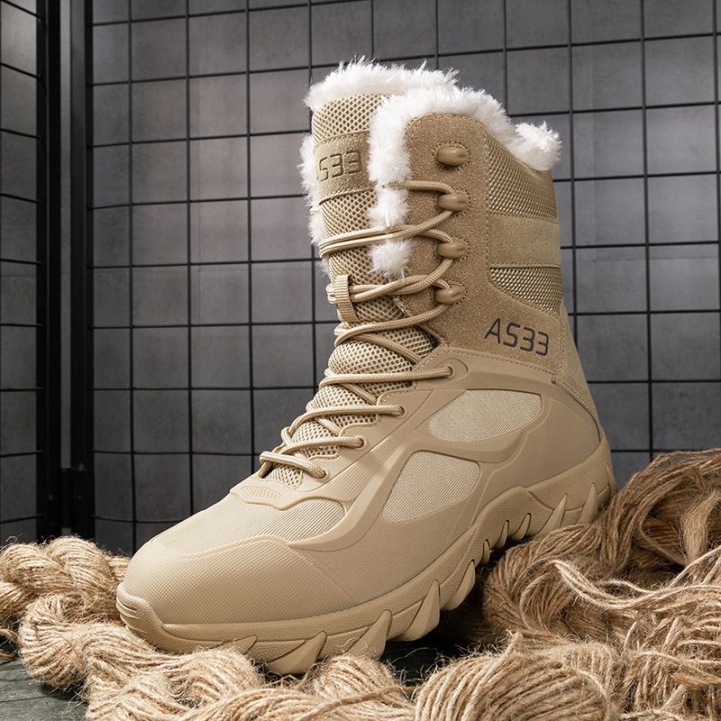 2025 Winter Neue hochgeschlossene isolierte Wanderstiefel für Herren_voghion.com