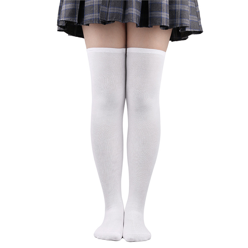 2025d Dance Cosplay Three-Stripe Over-the-Knee Long High Tube Women's Striped Socks_voghion.com