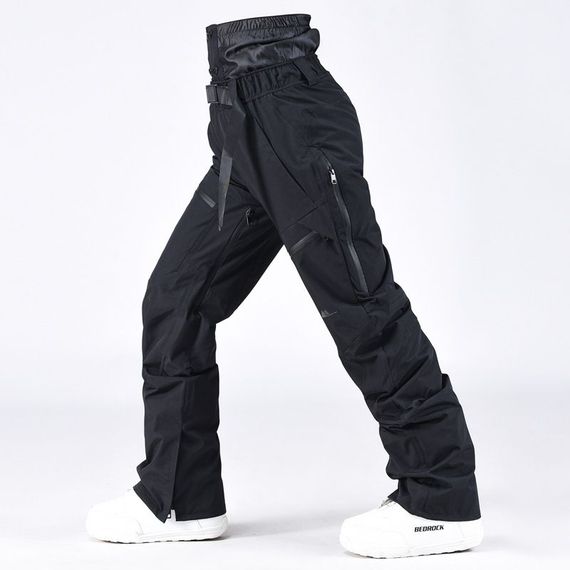 New outdoor sports windproof, waterproond warm single double board skiing casual cotton snow pants supports and_voghion.com