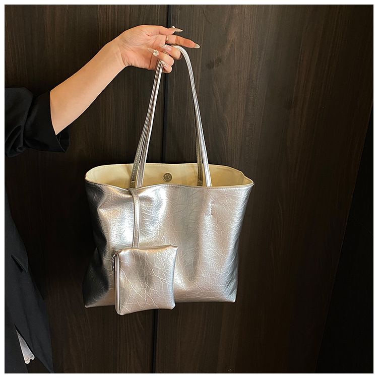 Torby damskie Torba retro Prosta torba retro Damska nowa duża pojemność torba na ramię pod pachami Torba podróżna_voghion.com